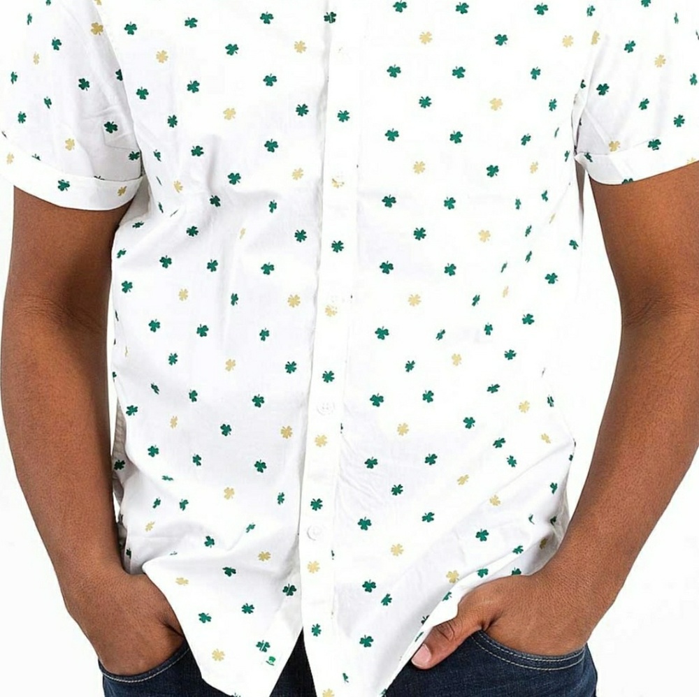 St Patrick's button up